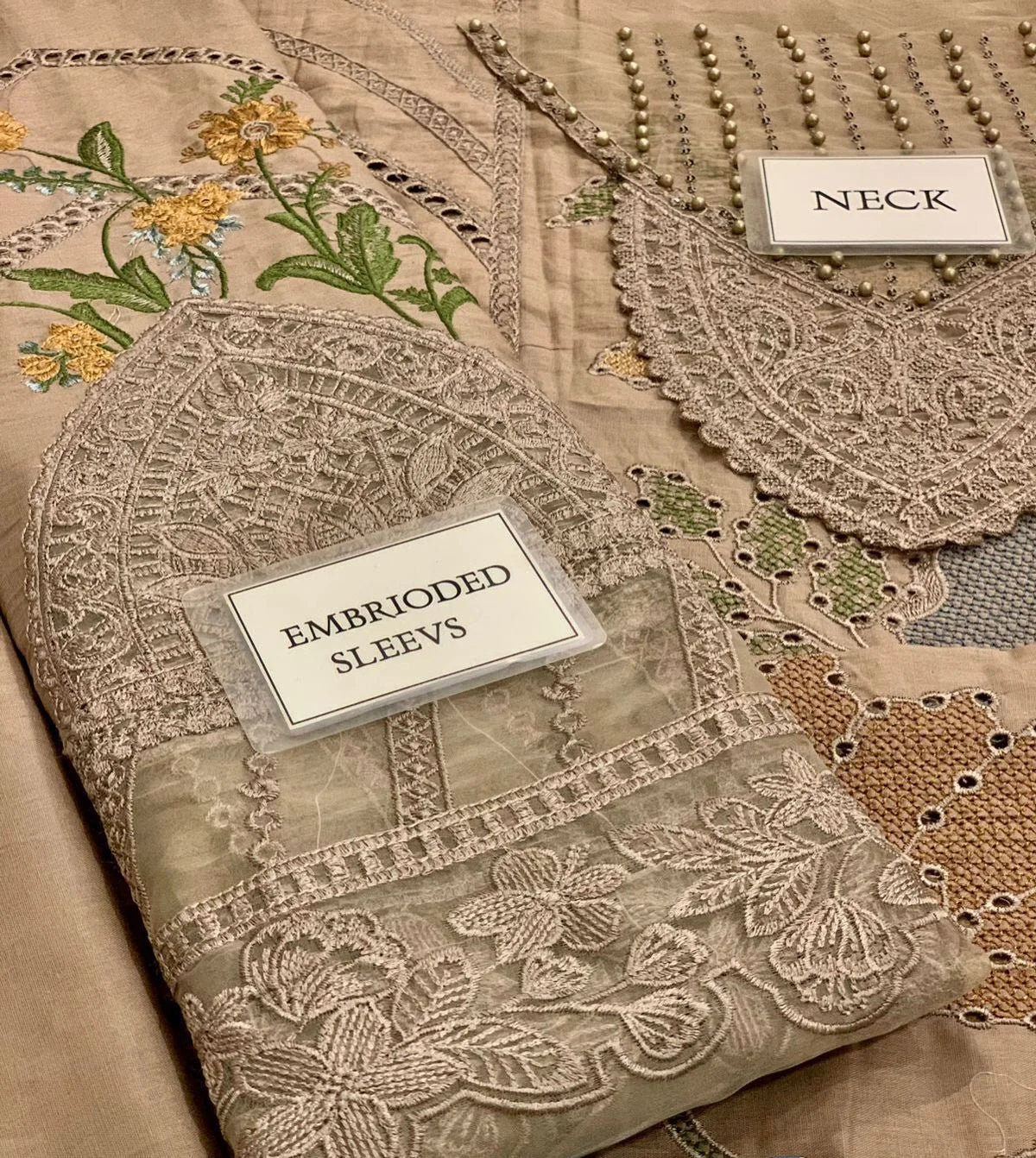 3 Piece Embroidered Lawn Suit | MBL-D-2406-B-24